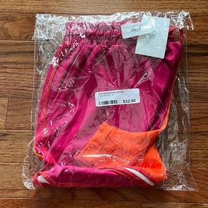 Pink and Orange Drawstring Everyday Shorts